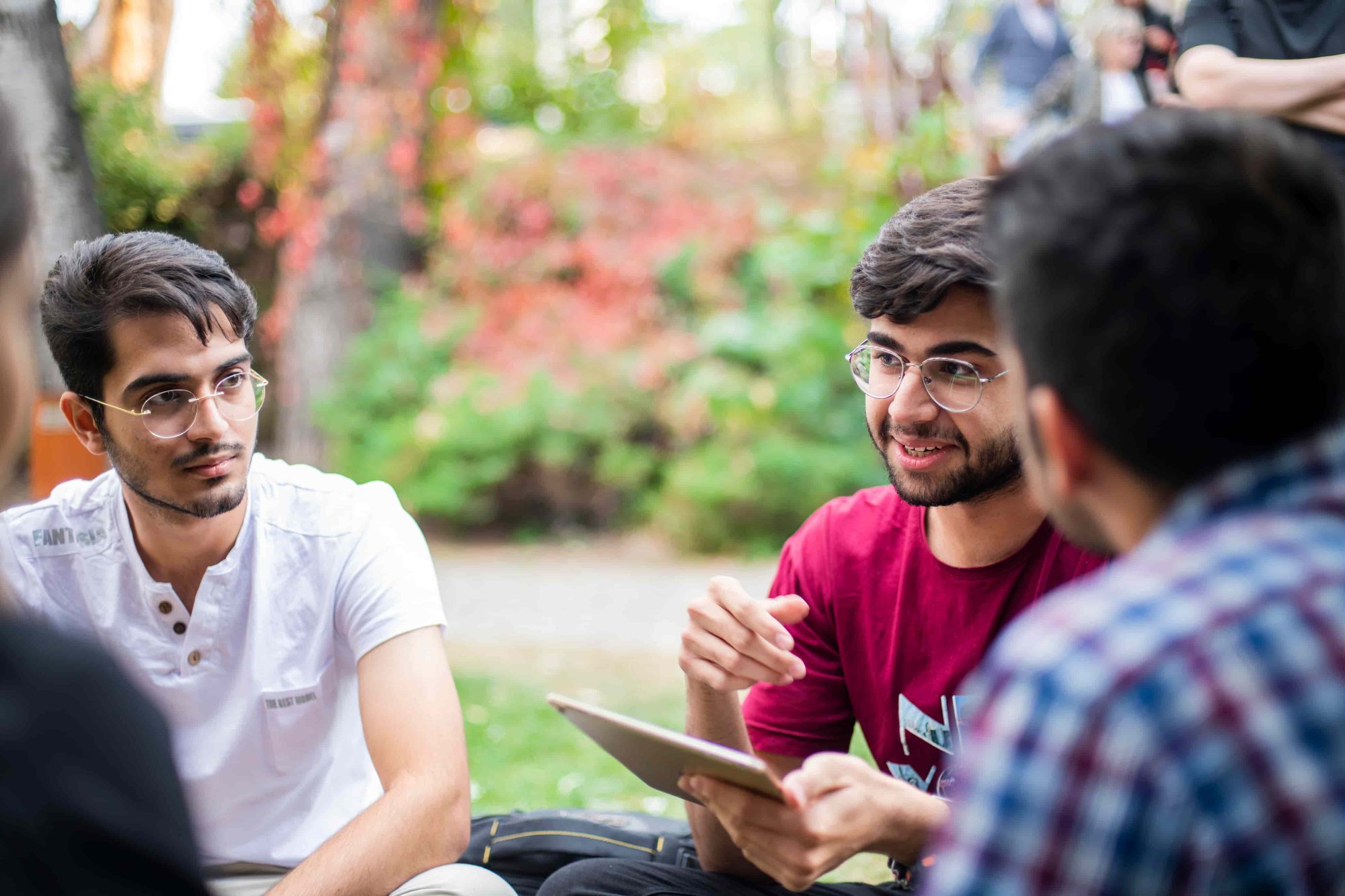 Students learning how to prepare